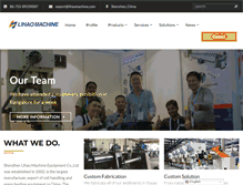 Tablet Screenshot of lihaomachine.com